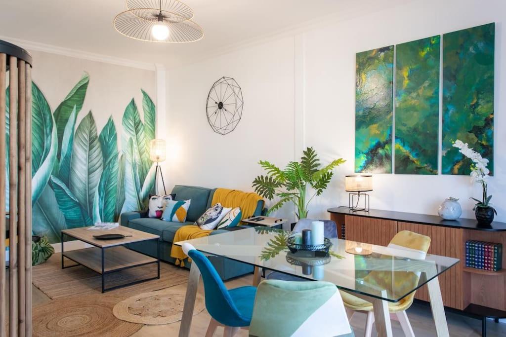 L45 Suite St Marguerite Sea View/ Balcon, Parking Wifi Niza Exterior foto