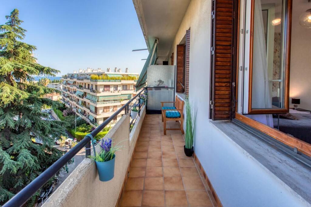 L45 Suite St Marguerite Sea View/ Balcon, Parking Wifi Niza Exterior foto