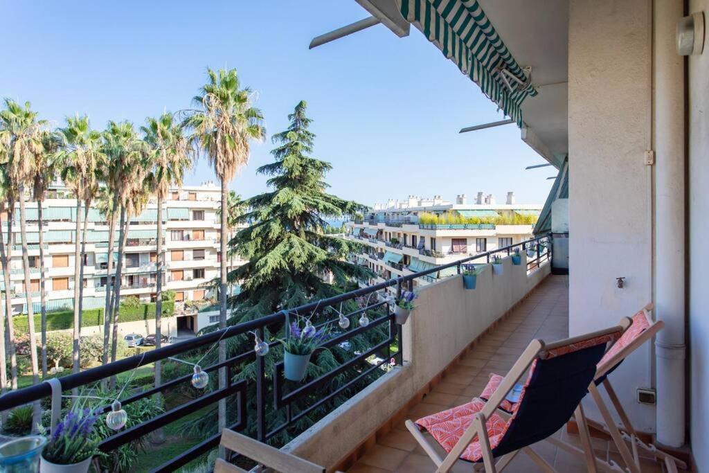 L45 Suite St Marguerite Sea View/ Balcon, Parking Wifi Niza Exterior foto