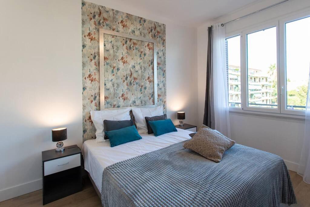 L45 Suite St Marguerite Sea View/ Balcon, Parking Wifi Niza Exterior foto
